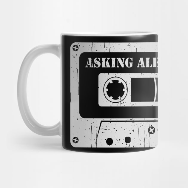 Asking Alexandria - Vintage Cassette White by FeelgoodShirt